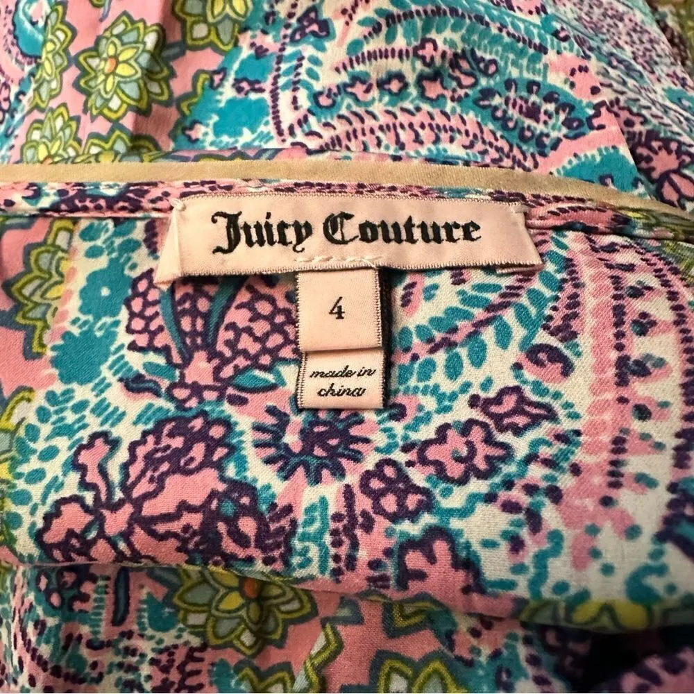 Juicy Couture Imperial Boho Starflower Maxi Dress In Bardot Size 4 - Image 15
