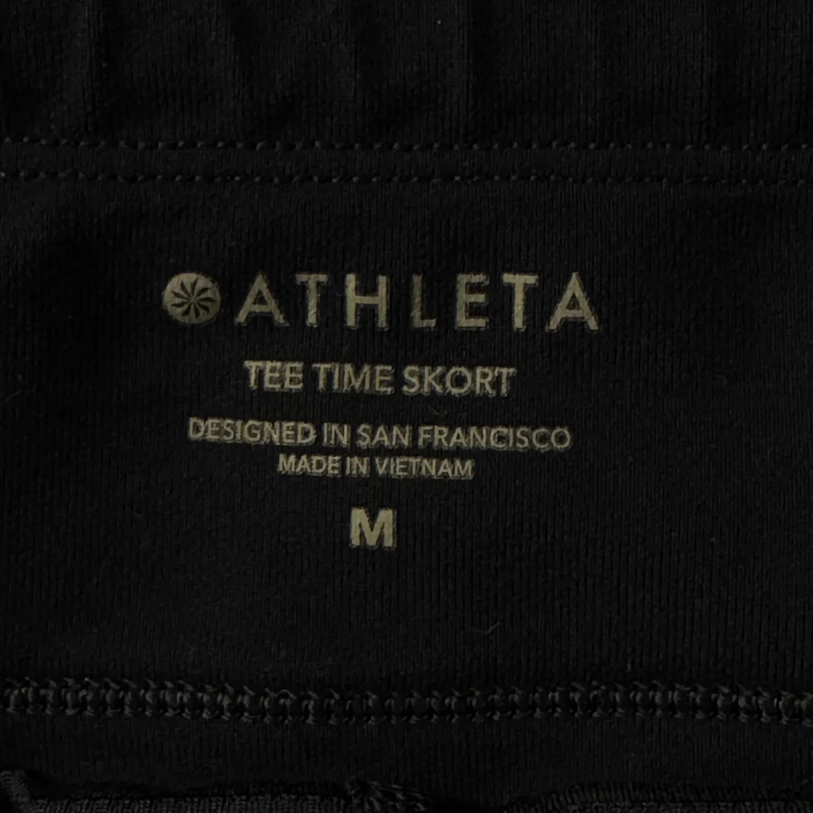 Athleta Medium Tee Time Golf Mini Skort Stretch Zip Pockets Pull-On Drawstring - Image 7