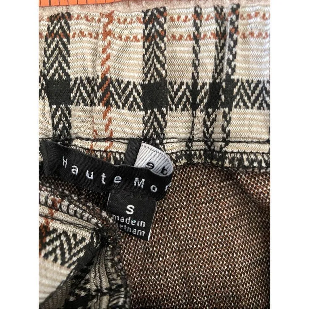 Haute Monde Belted Plaid Mini Skort Pleated Tennis Summer - Image 3