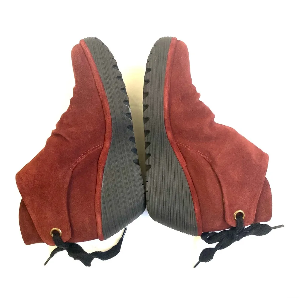 Fly London booties boots shoes suede leather Yama wedge - Image 2