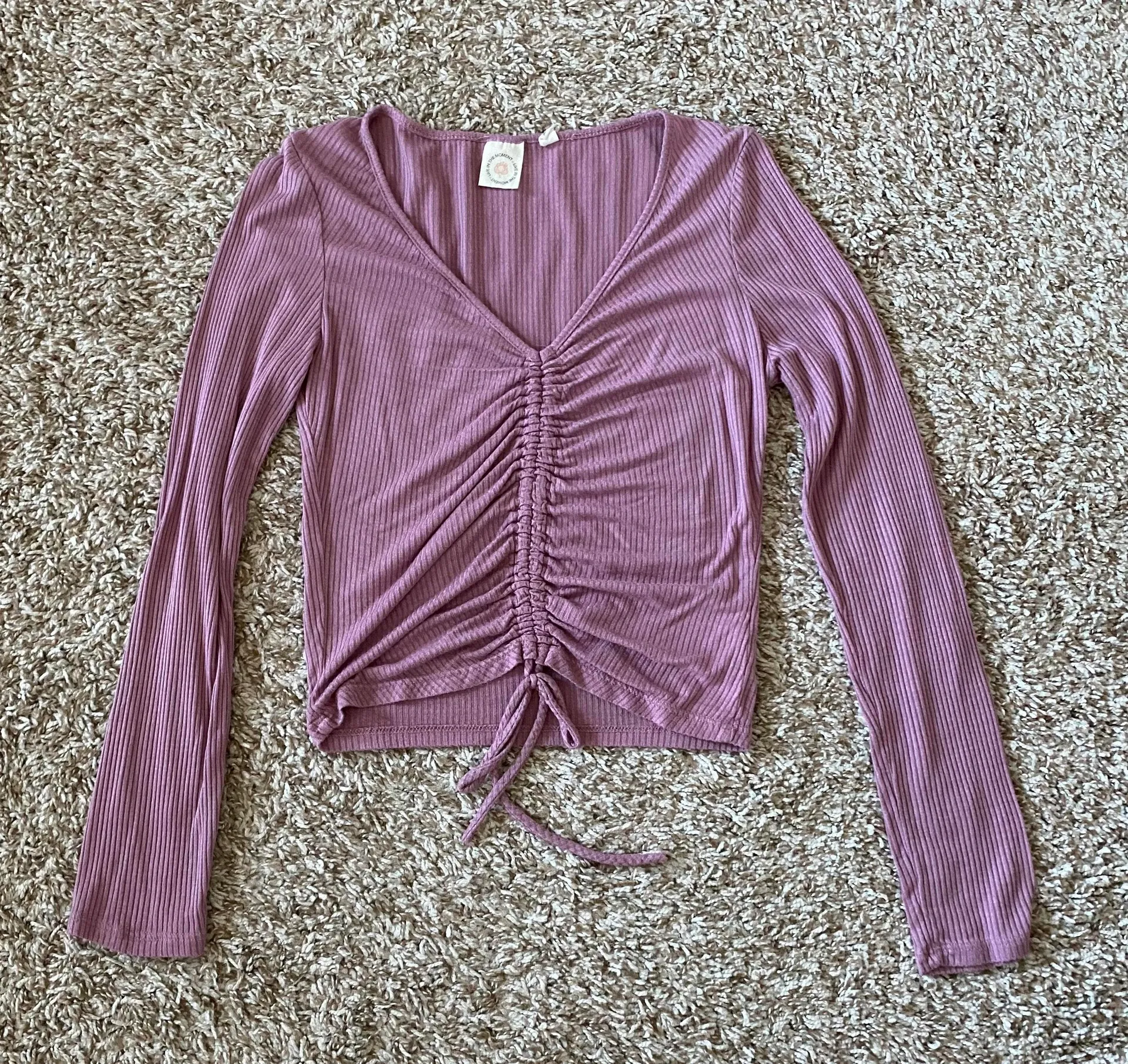 pink cinched top - Image 2