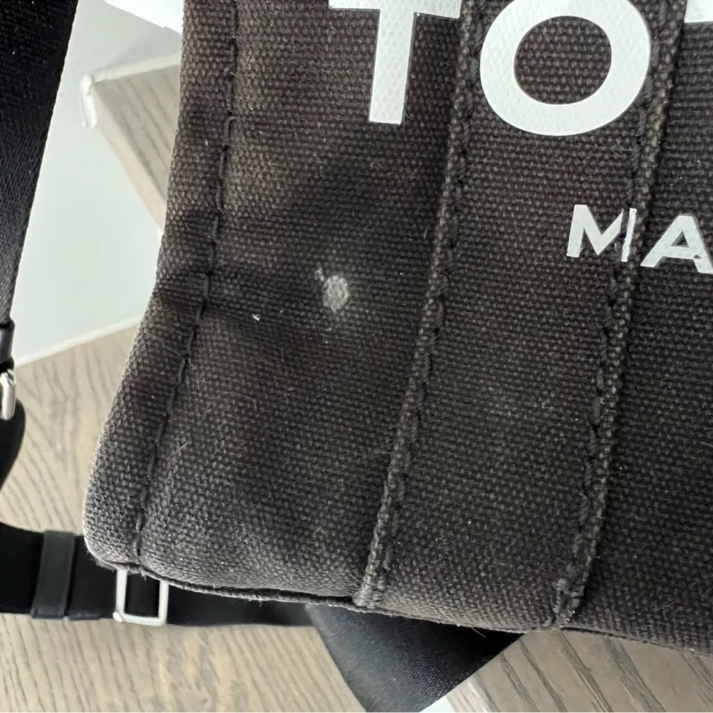 Marc Jacobs Small The Tote Bag in Charcoal Gray / Black - Image 8