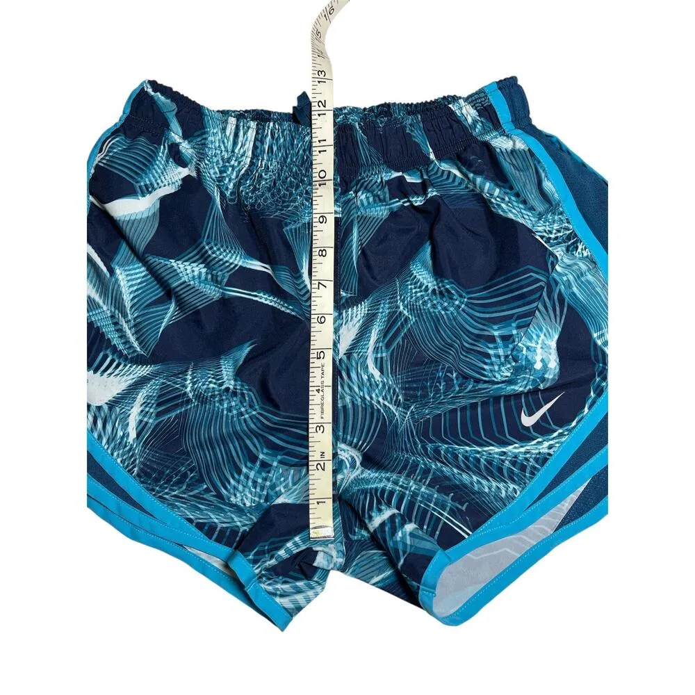 Nike Dri-Fit Dry Tempo Running Athletic Shorts Blue Chemistry Womens Size Small - Image 12