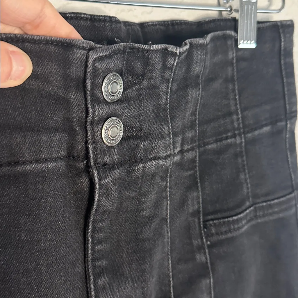 We The Free People Jayde Flare Jeans Ultra High Waist Size 30 Boho Indie 70s - Image 6