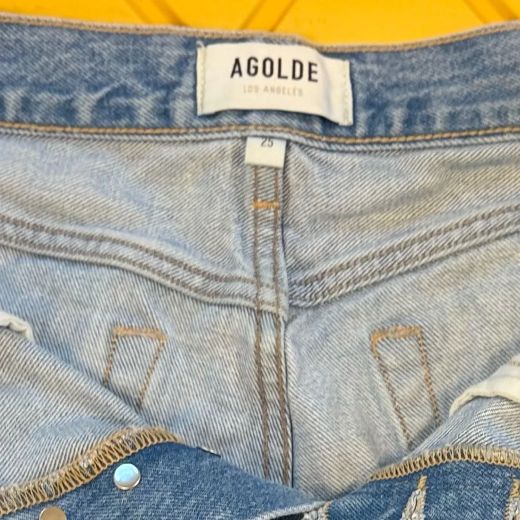 AGOLDE Parker Vintage Cut Off Short in Swapmeet size 25 org $159 - Image 4