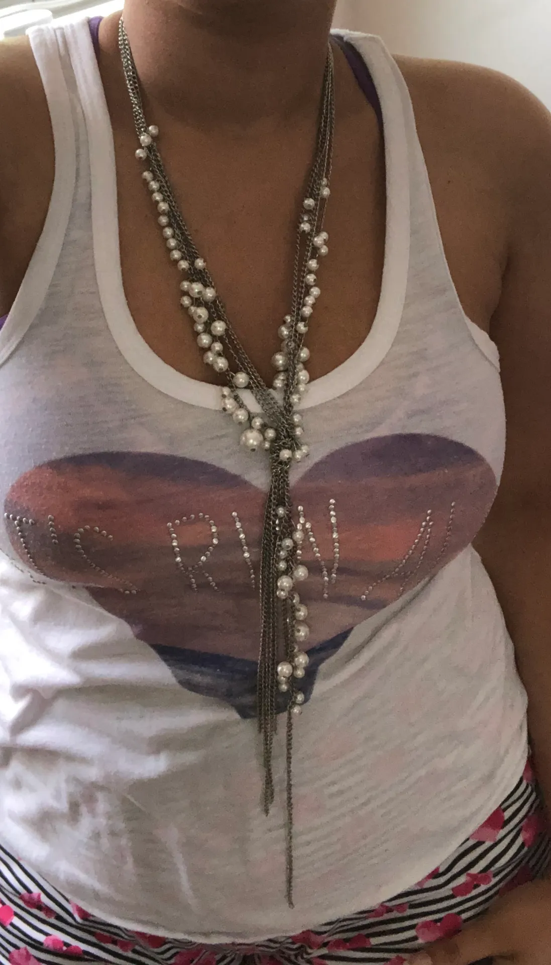 ZARA Pearl Drop Necklace - Image 3