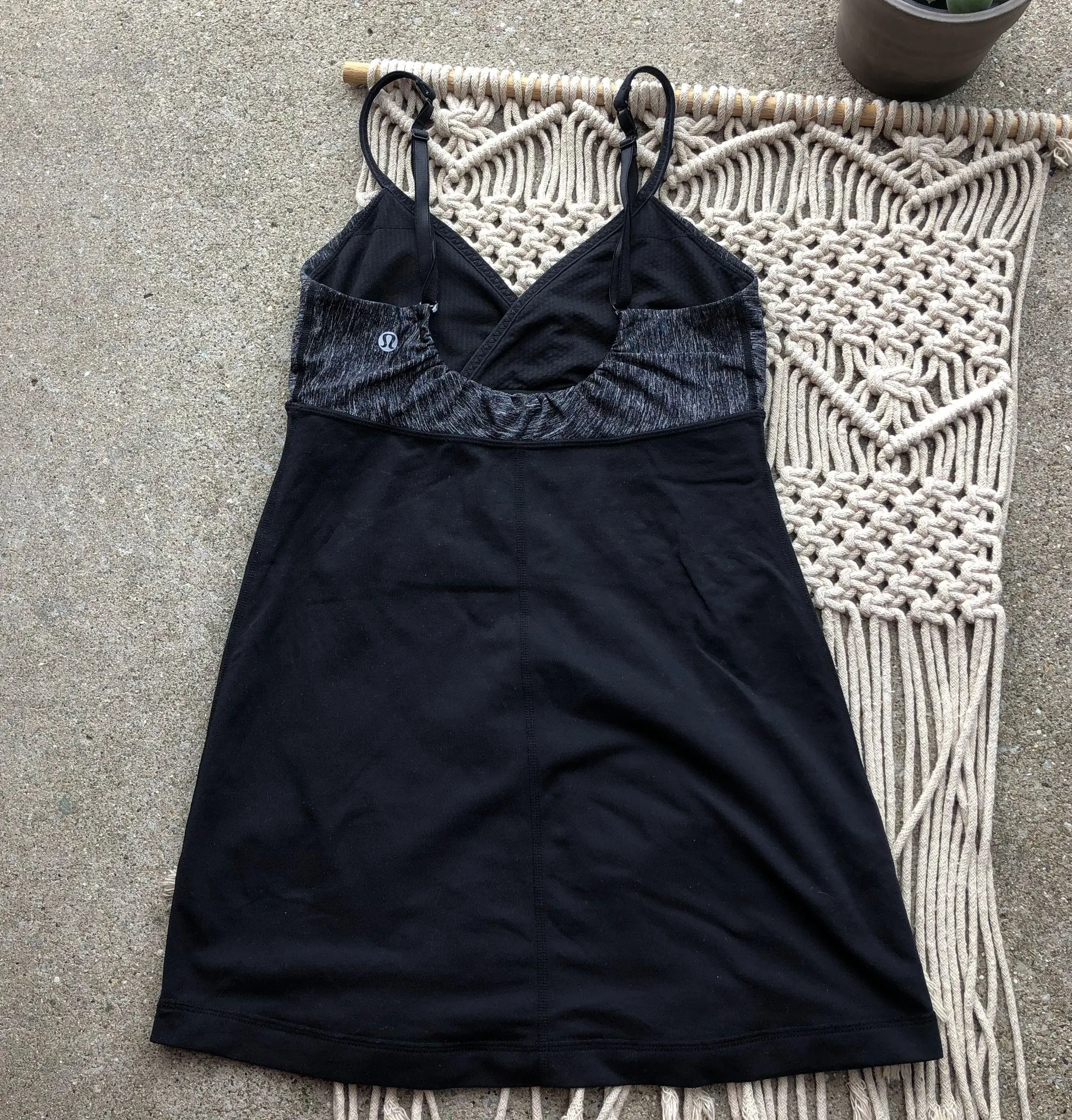 Lulu Grey And Black Tank Top - Image 4