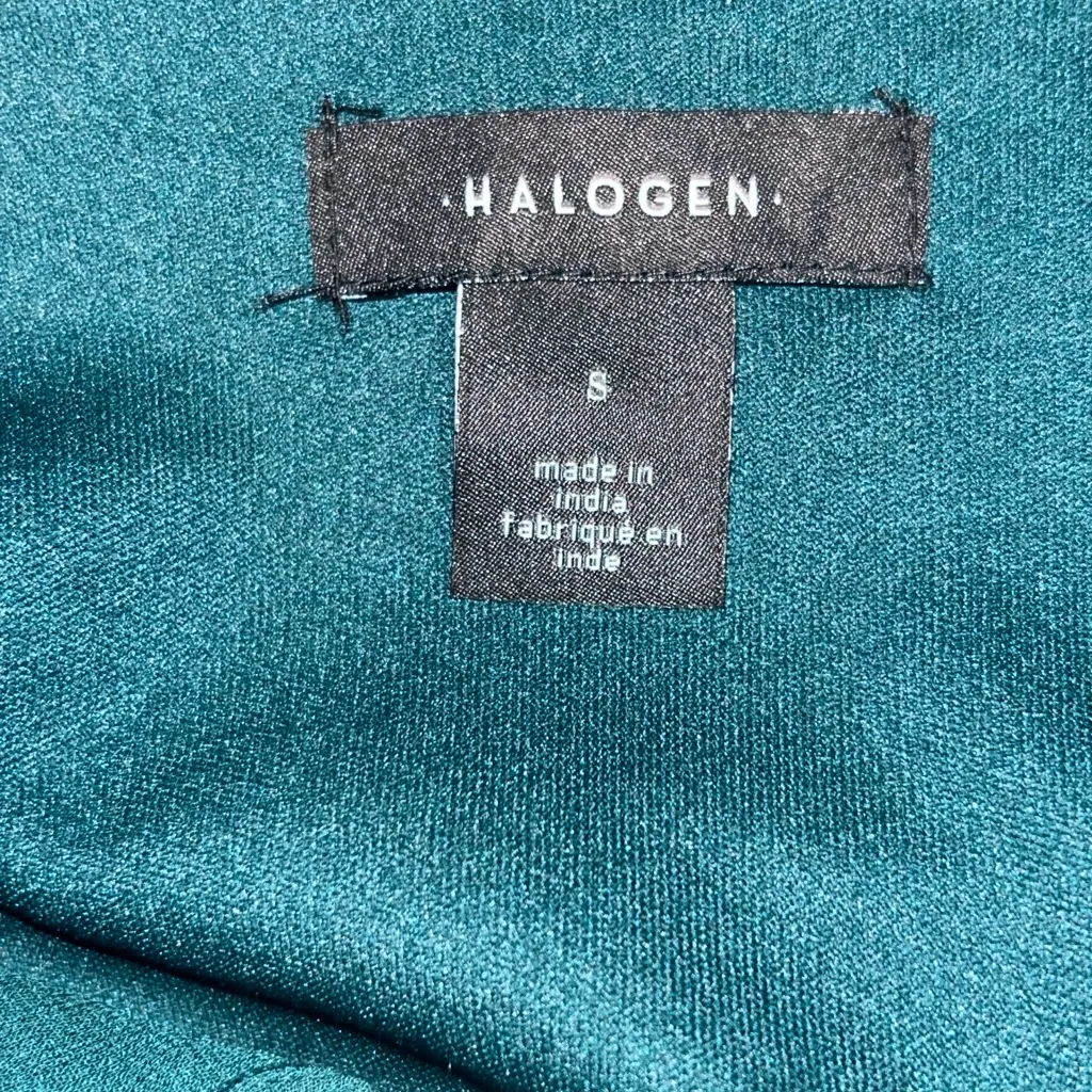 Halogen  Teal Long Sleeve Dress - Image 12