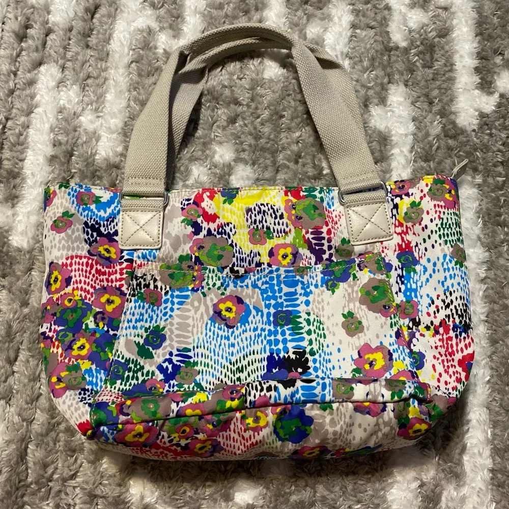 Kipling Floral Multicolor Nylon Shoulder Bag - Image 7