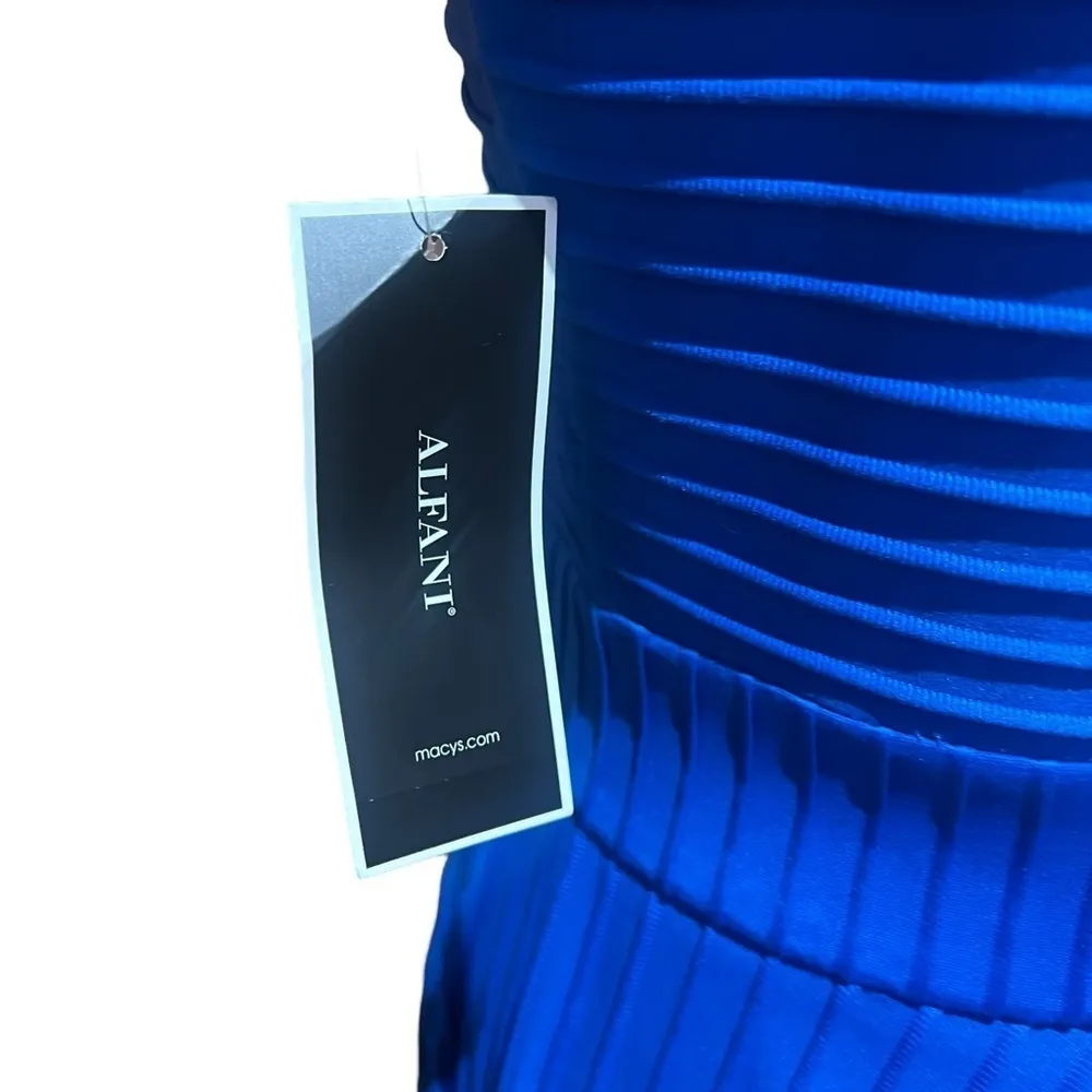 Alfani Cobalt Sea Fit and Flare Sleeveless Dress Size 6 NWT - Image 5