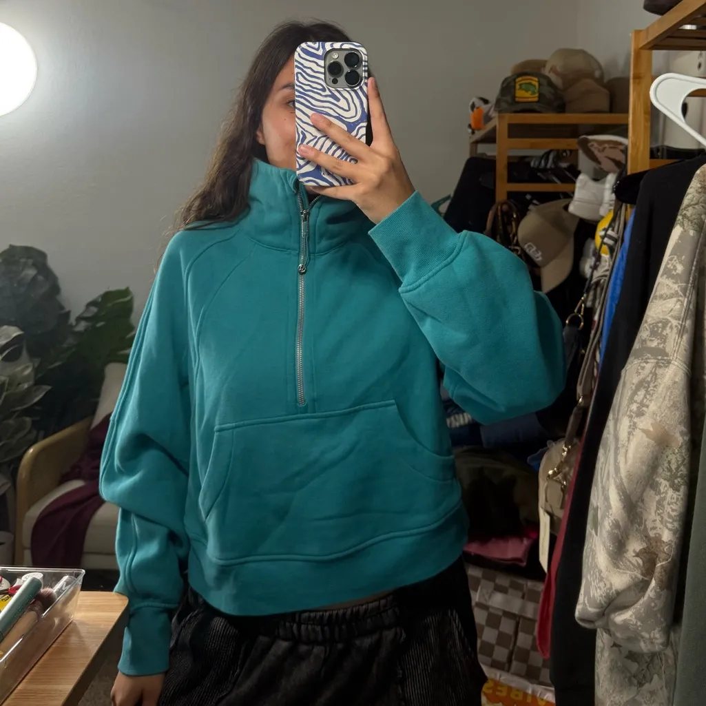 Lululemon Scuba Oversized Funnel Neck Half Zip Size XS/S - Image 6