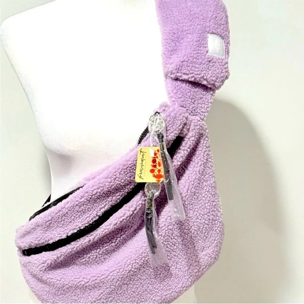 Free People Purple Crossbody Bag - Image 2