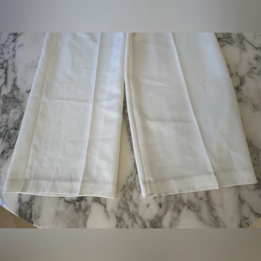 NWOT Steve Madden White Tab-Front Trousers with Pockets - Size S - Image 8