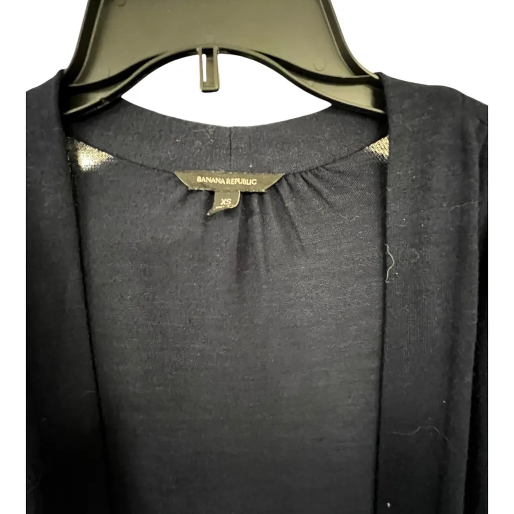 Banana Republic Navy Open Front Cardigan - Image 5