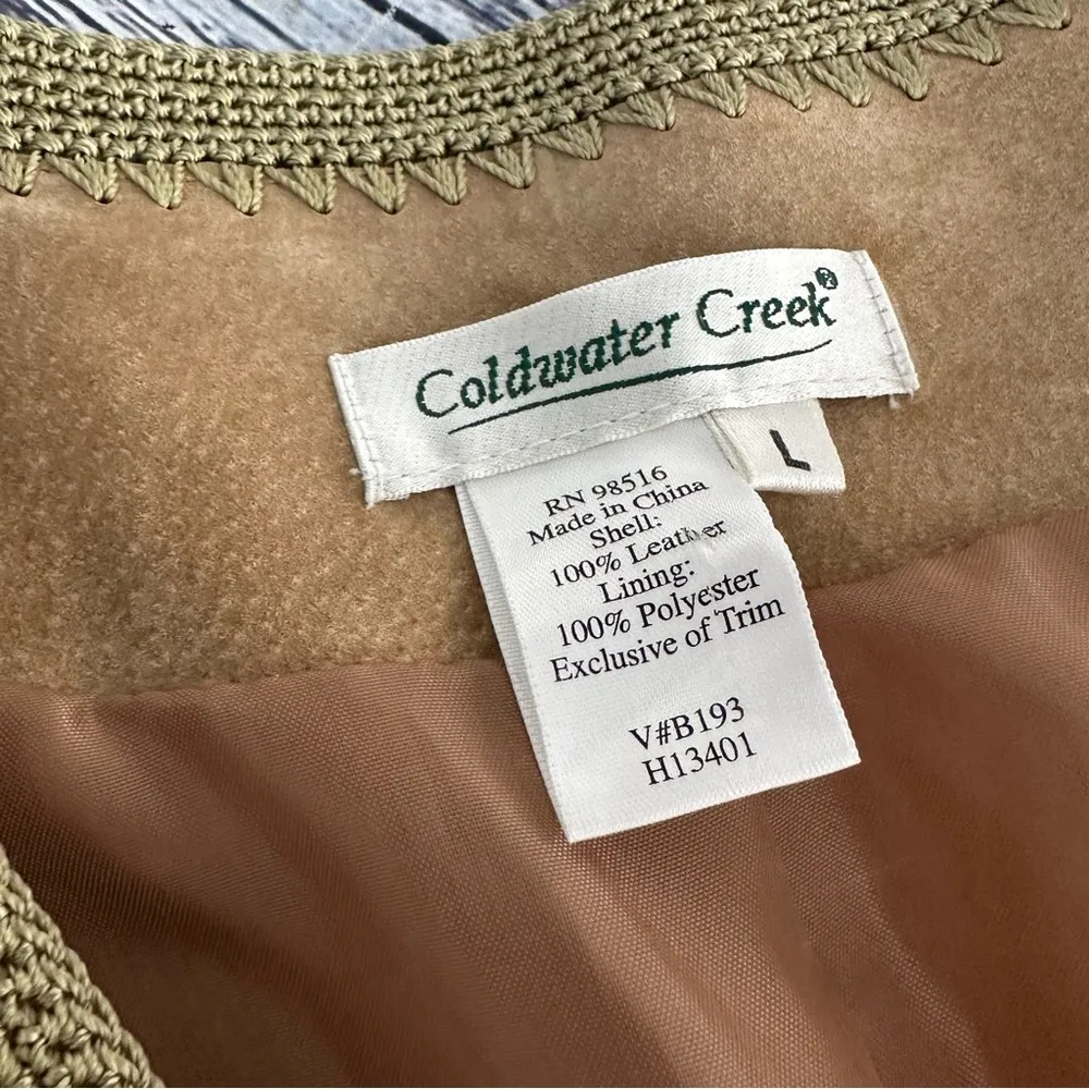 Vintage Christopher & Banks 100% Genuine Leather Boho Jacket - Image 3