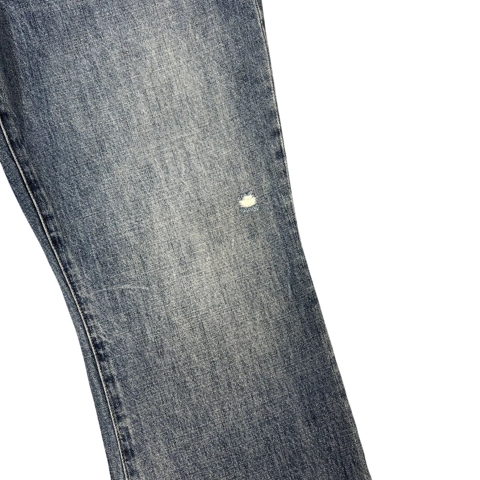 Pistola Stevie High Rise Relaxed Flare Jeans 29" Distressed Med Wash Boho Grunge - Image 13