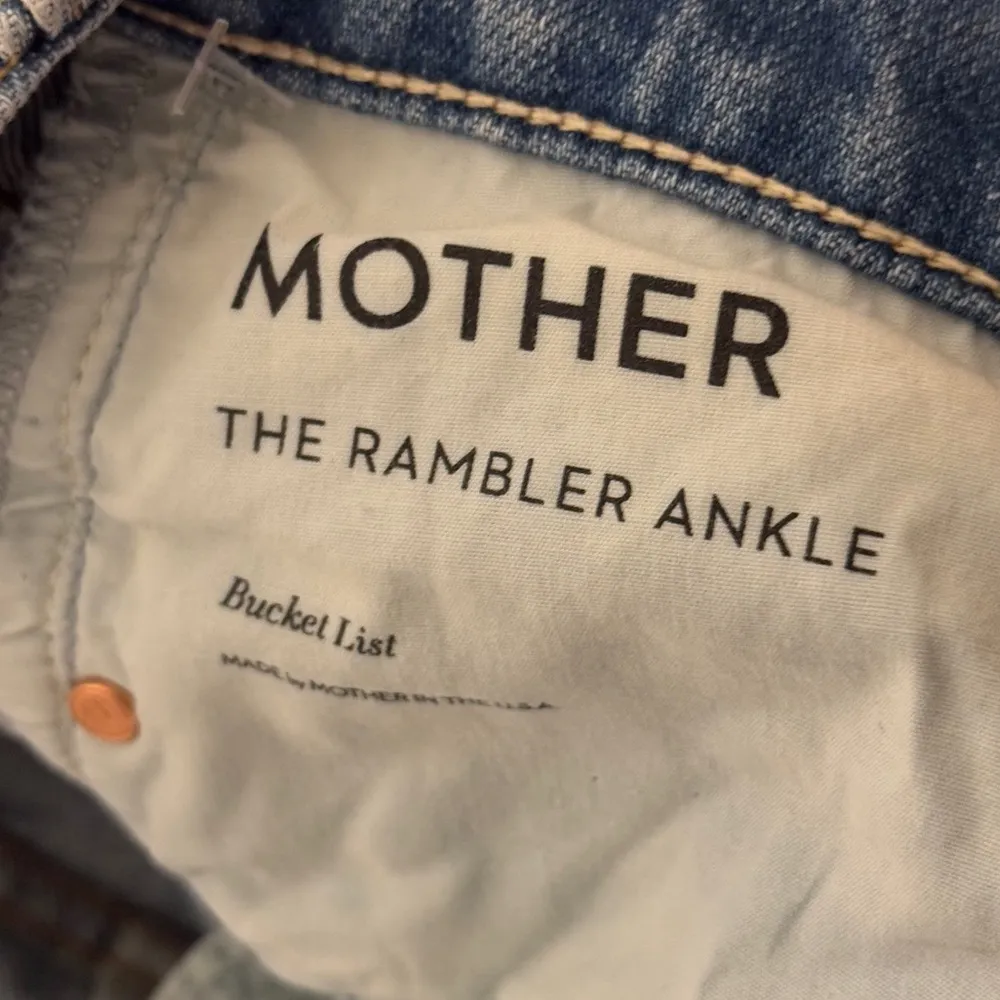 NWT MOTHER SUPERIOR The Rambler Ankle Jeans Bucket List Size 30 Wide Leg NEW - Image 14