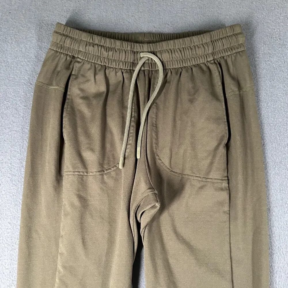 No Bull Womens XS Green Pull On Elastic Drawstring Joggers Pockets Pants Workout - Image 3