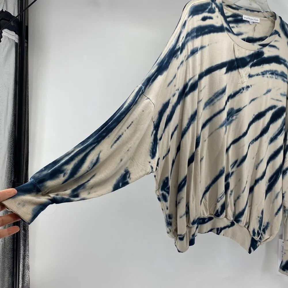 Young Fabulous and Broke Tie-Dye Cozy Sweatshirt cozy comfortable oversized - Image 3