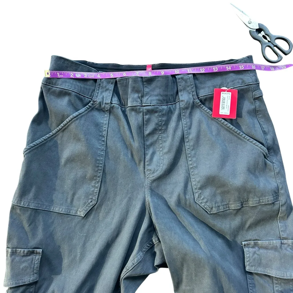 Spanx Stretch Twill Ankle Cargo Pants Washed Black 2X Petite NWT - Image 14