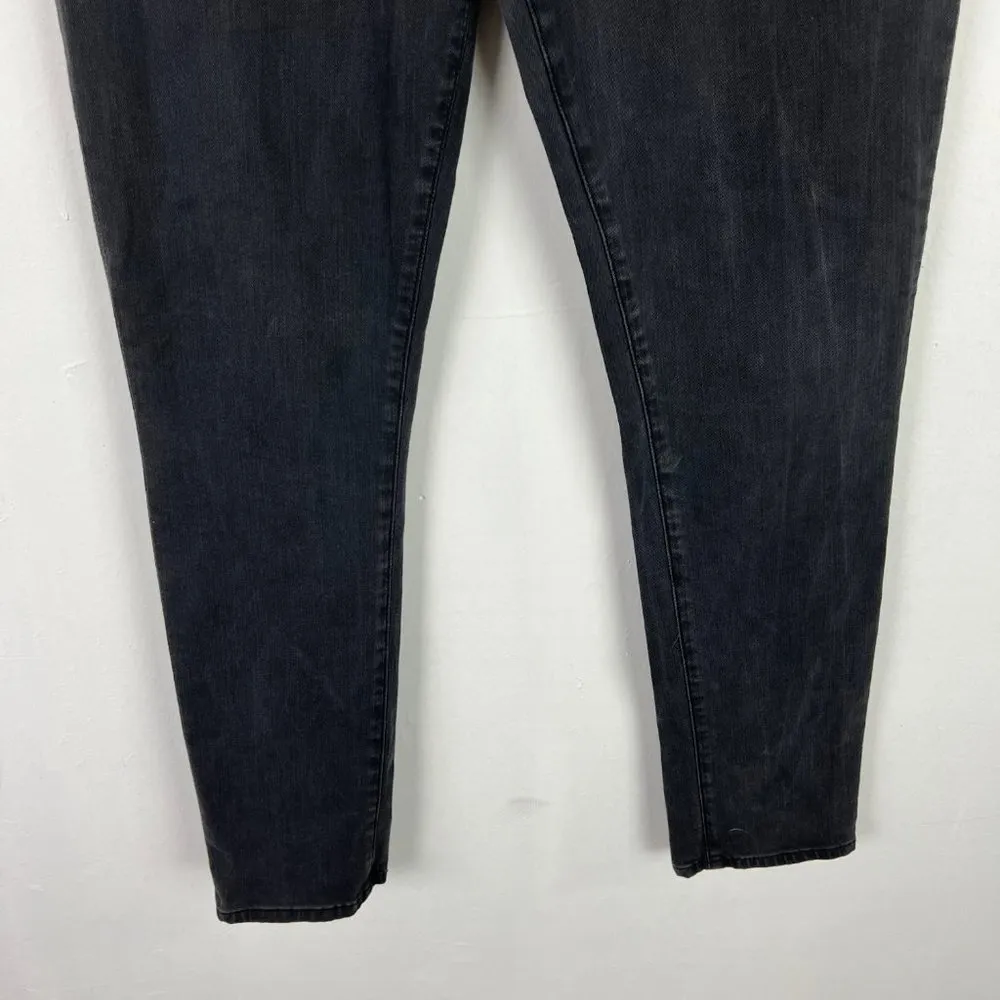 Big Star Capella High Rise Skinny Black Wash Plus Size 32 L610 - Image 3