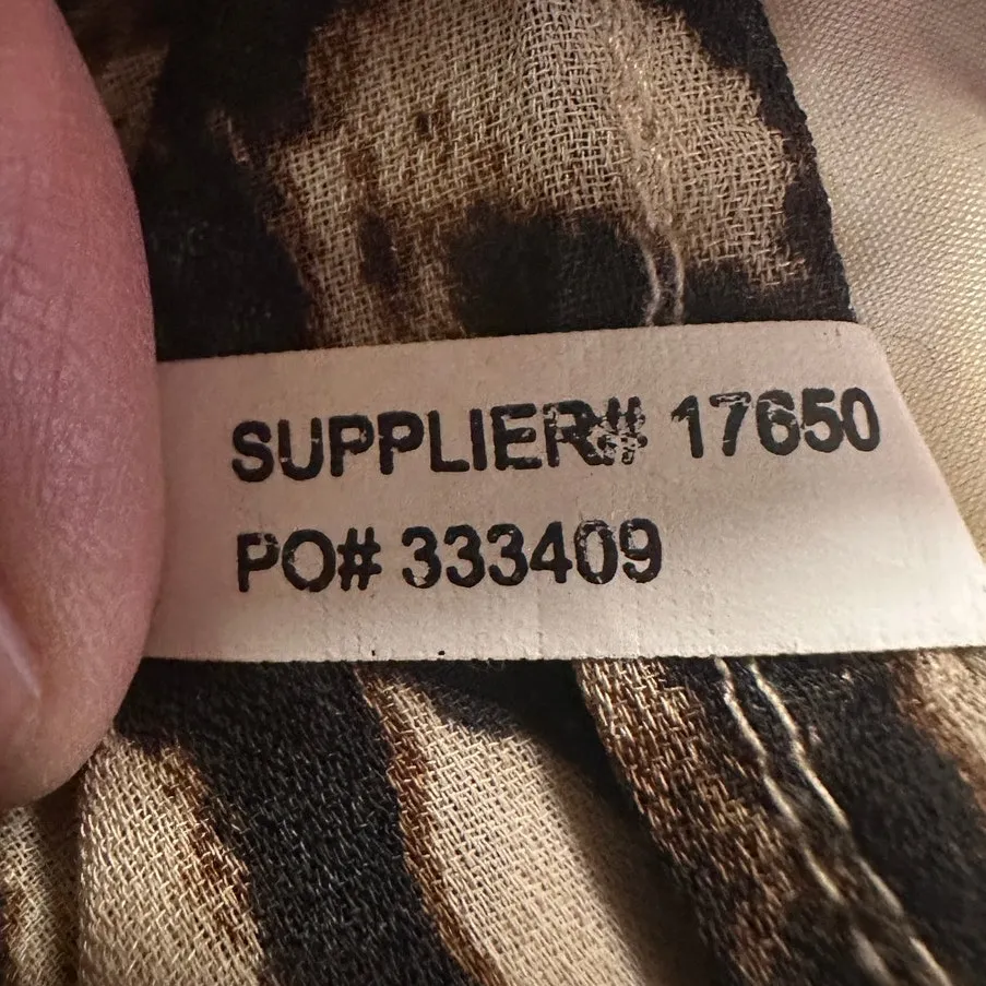 Ralph Lauren Denim & Supply | L | Leopard Animal Print Button-Up Shirt Blouse - Image 7