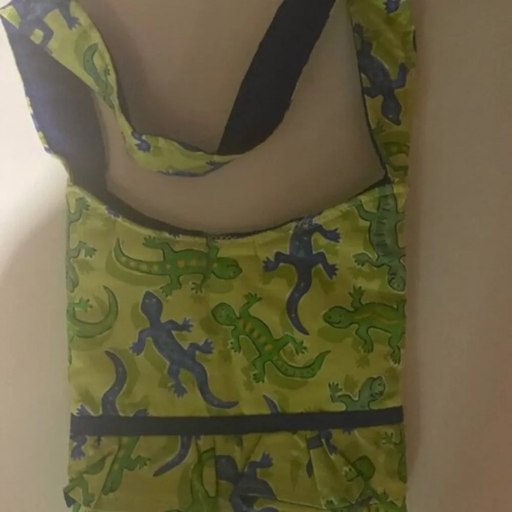 Handmade Lizzards Button Bag - Image 2