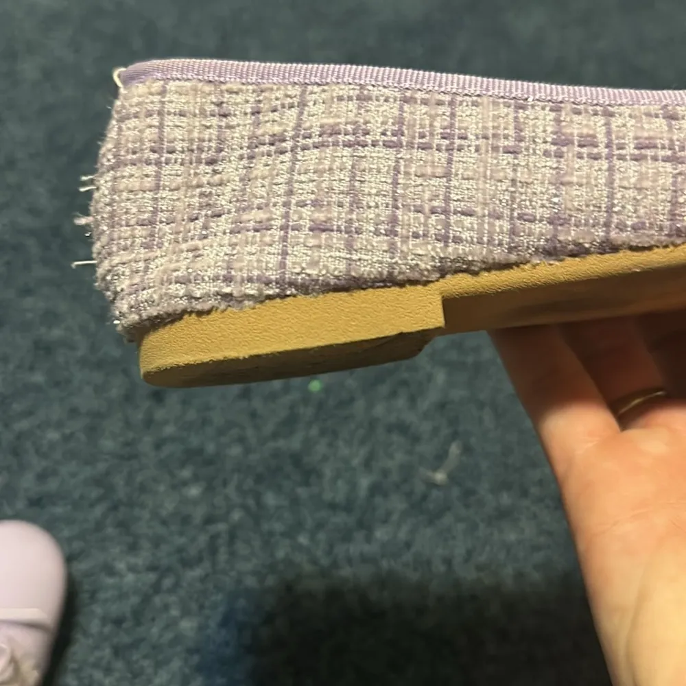 Vera Blumr purple tweed flats Size 10 - Image 8