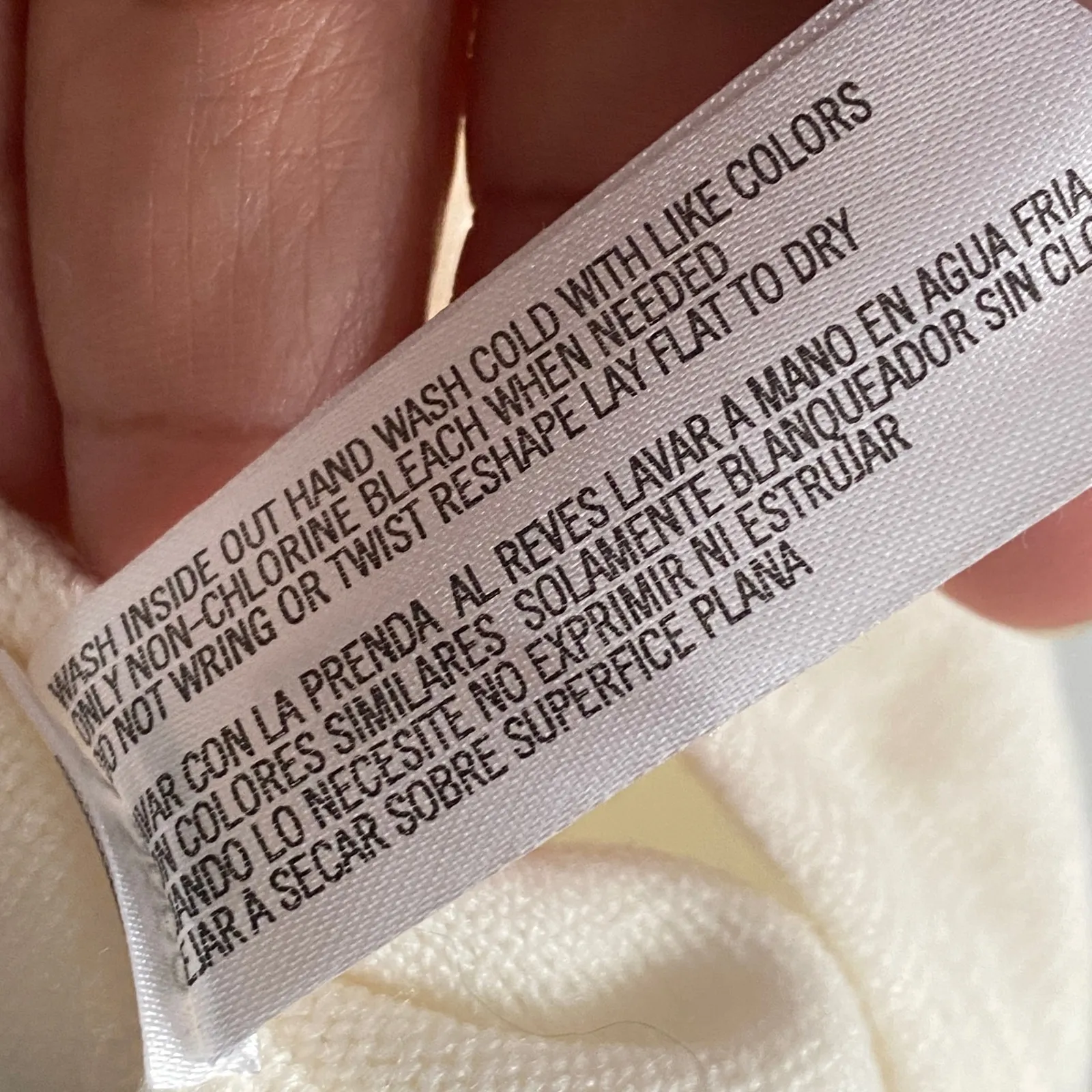 Carolyn Taylor Women XL Cream Beaded V Neck Sweater Classic Glam Clean Girl - Image 9