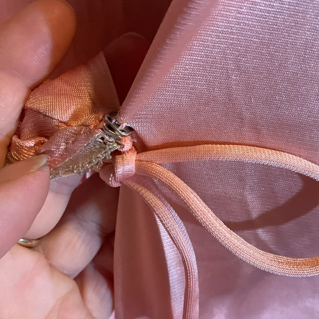 Vintage Vanity Fair Pink Robe Nightgown Size S - Image 6