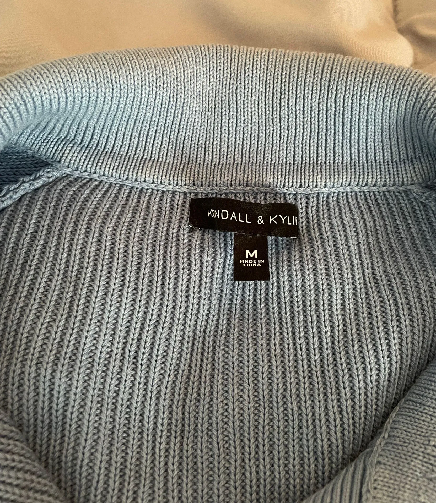 Perfect Blue Cropped Sweater - Image 3