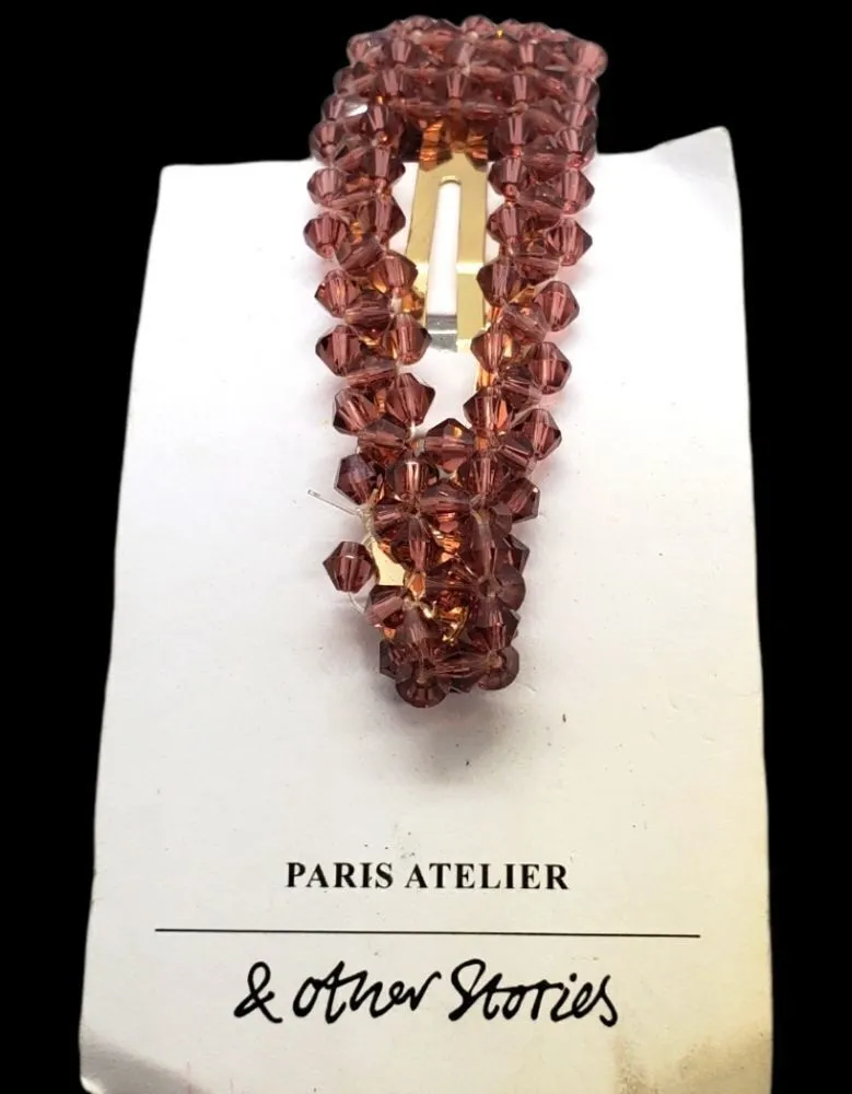 NWT Paris Atelier & Other Stories Purple Hair Clip - Image 2