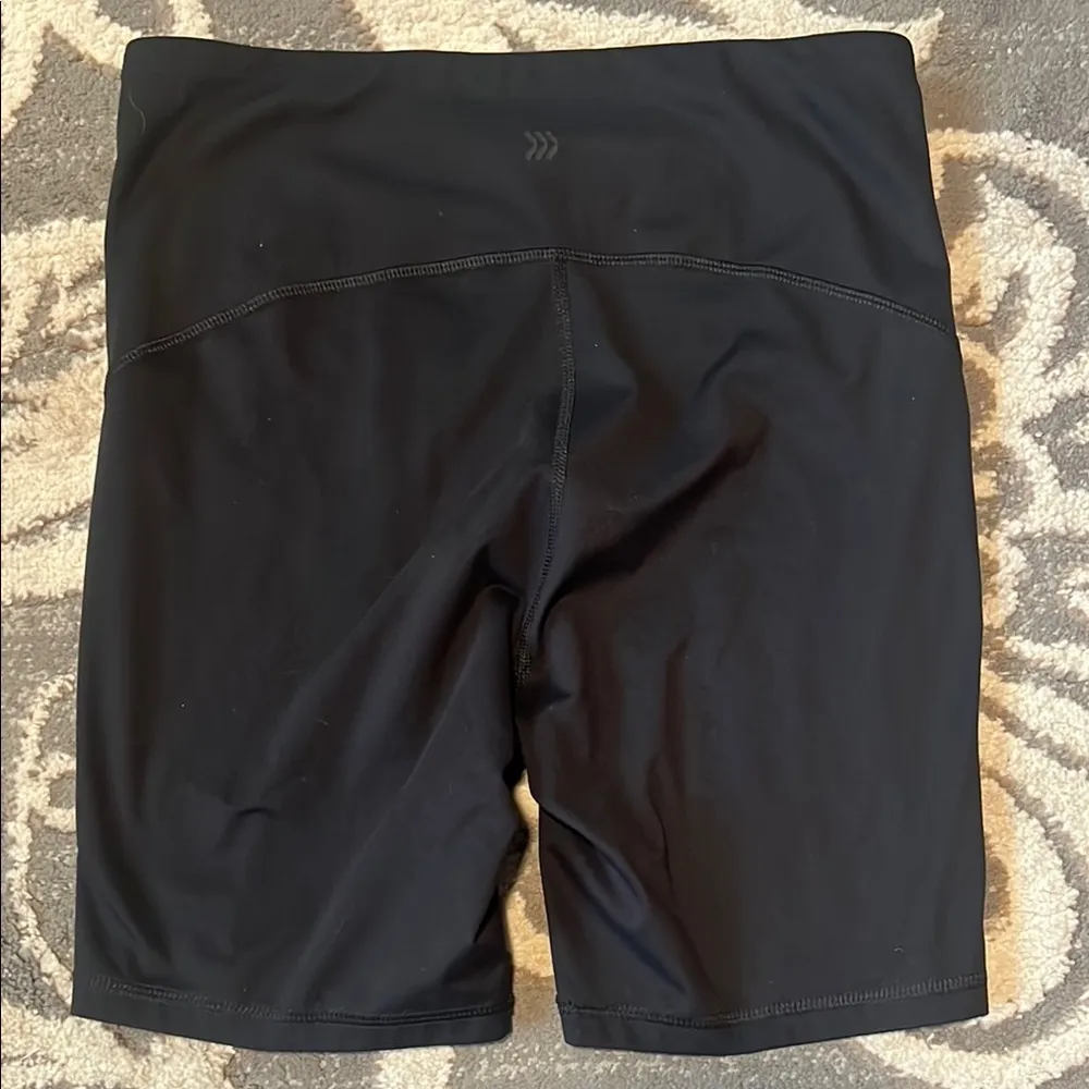All in Motion Black Bike Shorts High-Waisted Athletic - Image 3