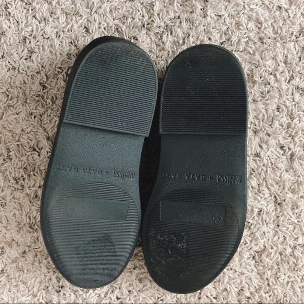 Melissa +Baja East Booties Black Embossed Boots Size 8 NEW - Image 11