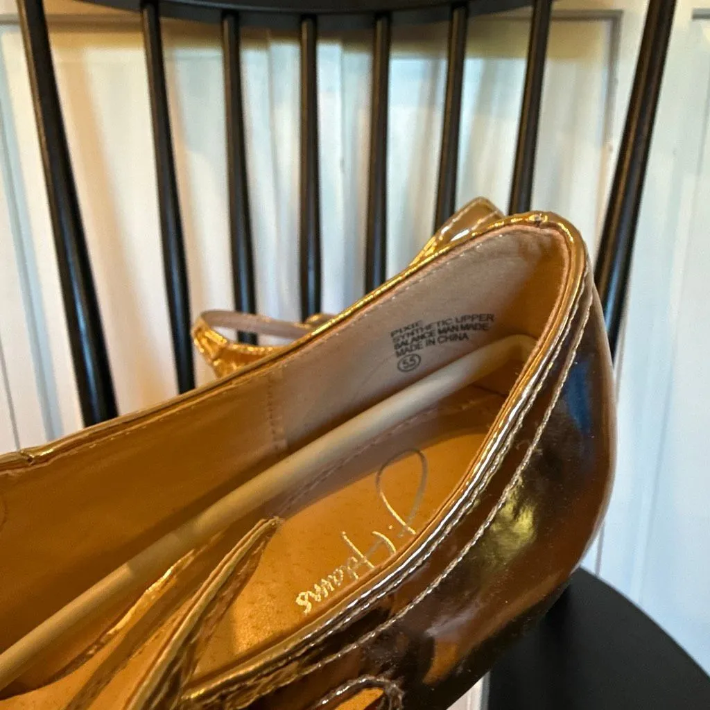 J. Adam’s NWB pixie Maryjane heels rose gold size 5.5 - Image 7