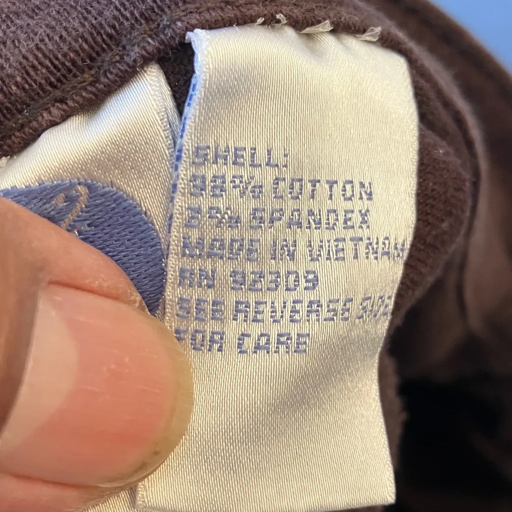 Dg Dark Brown brushed denim Pants 10p - Image 3