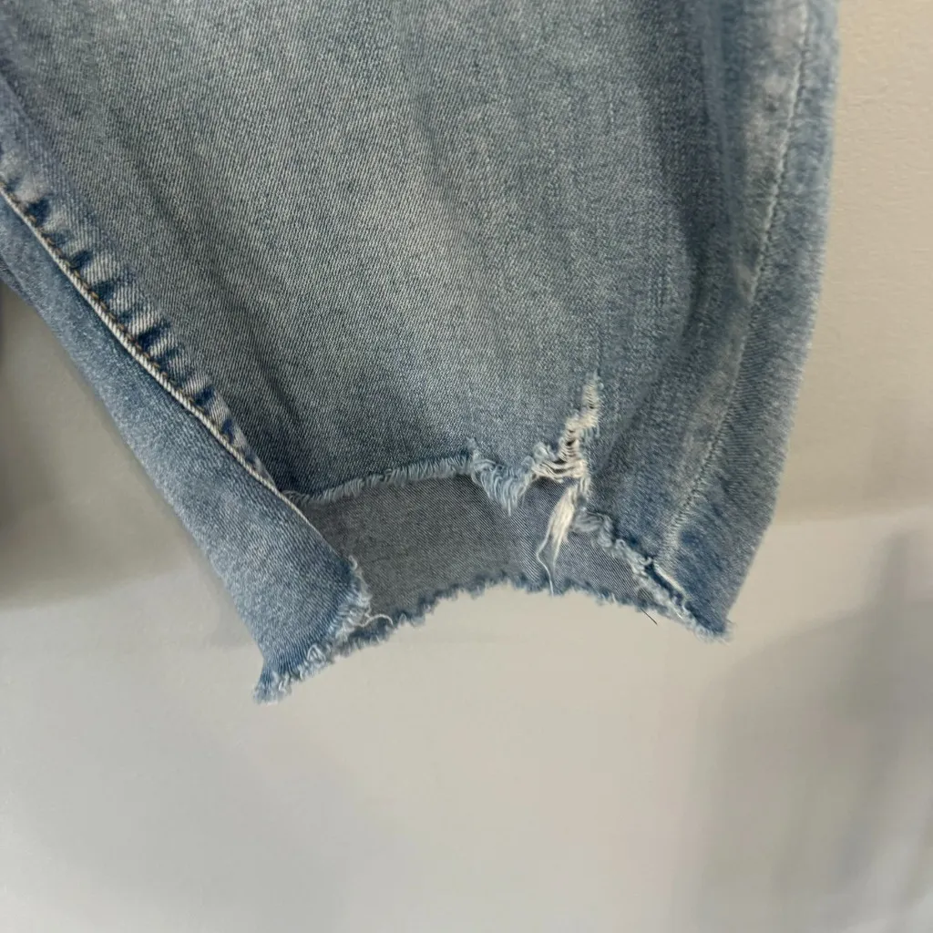 Natural Reflections Light Wash Vintage Reunion Jean Shorts Women's Plus Size 18 - Image 2