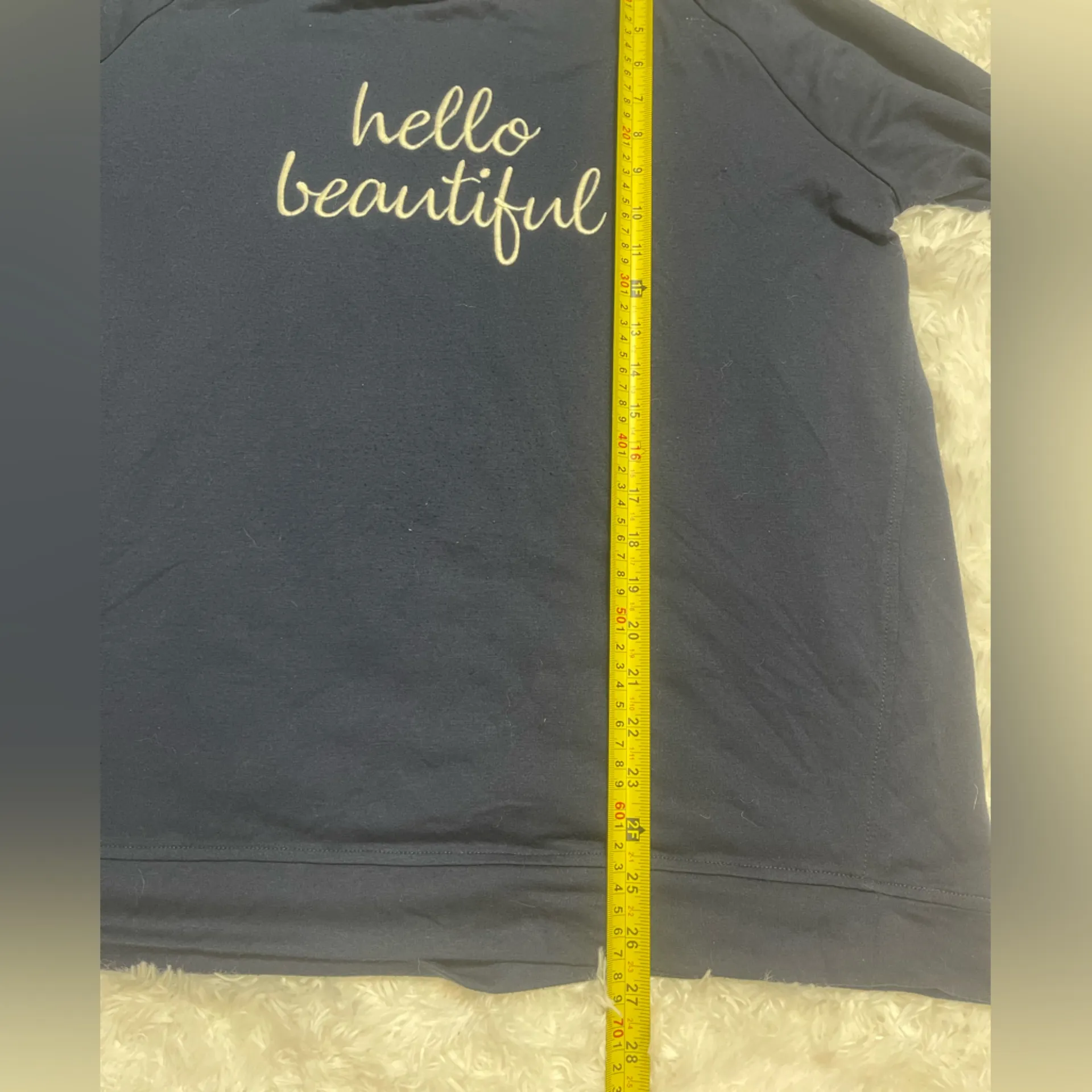 New Isaac Mizrahi Blue Soft Stretch Long Sleeve top tee shirt woman’s XL - Image 6