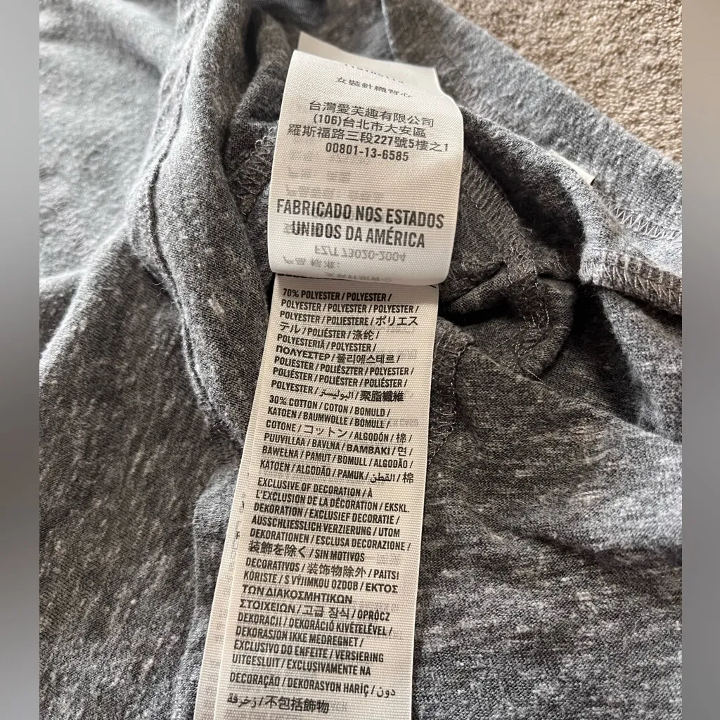 HOLLISTER Gray Flowy Babydoll Tank Top Women’s Sz M EUC - Image 6