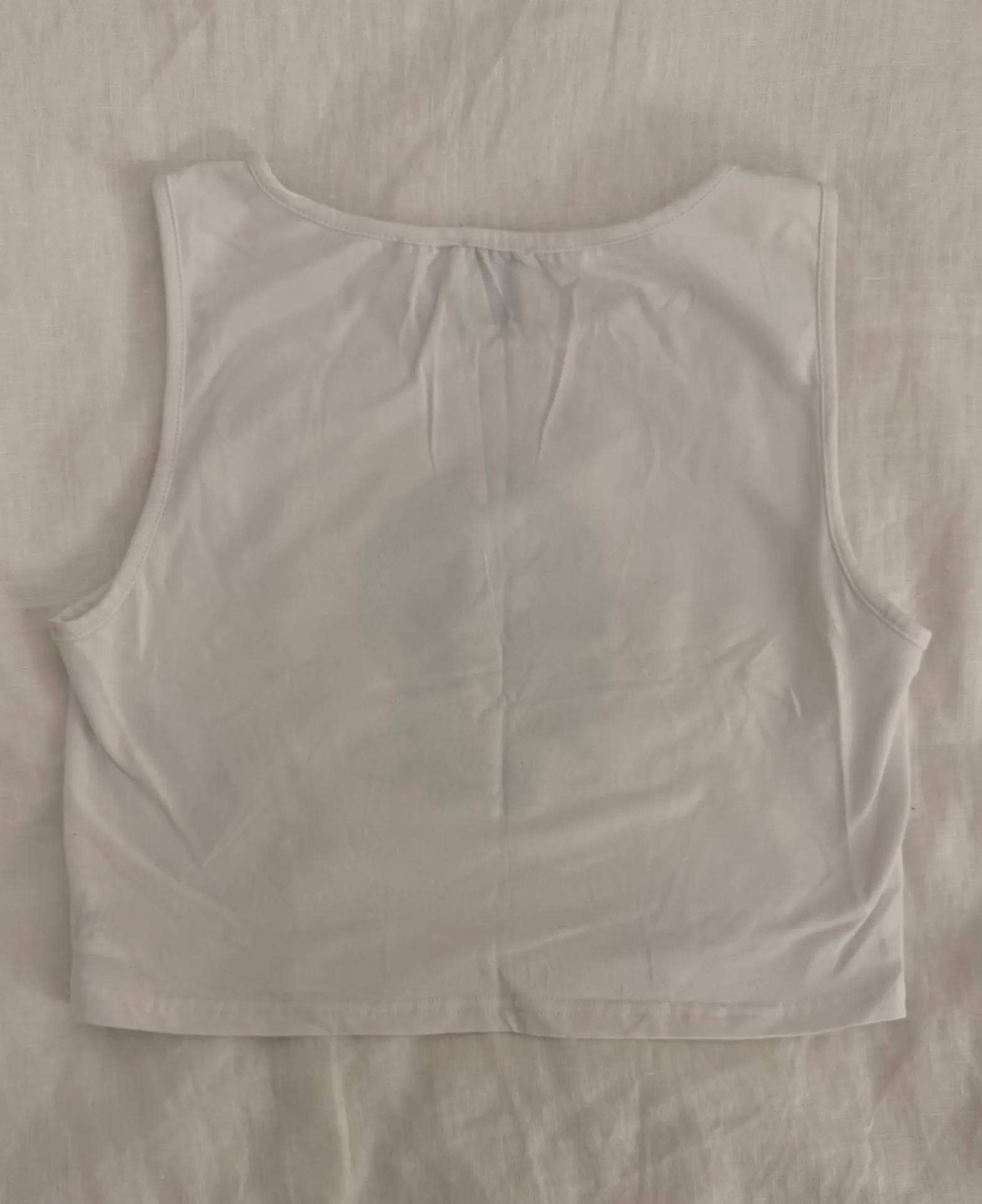 Graphic Cropped Tank Top - Image 3