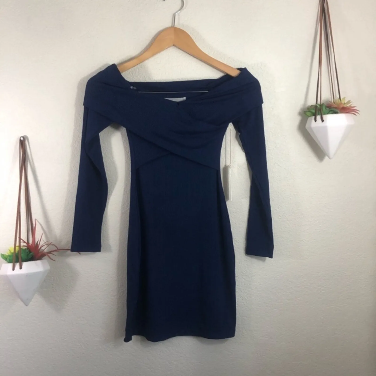 NWT Capulet Elena blue bodycon mini dress Small SAMPLE - Image 7