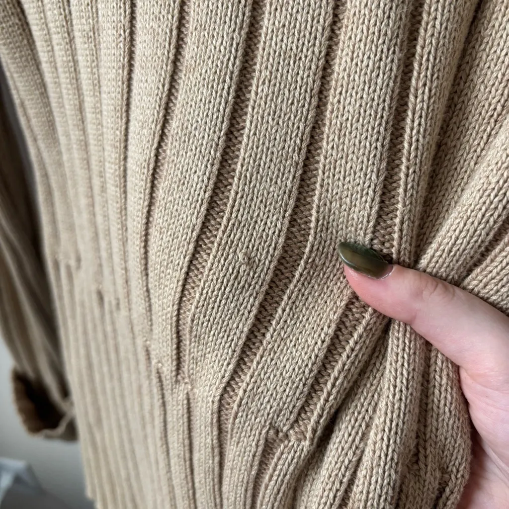 Eddie Bauer Cable Knit Button Up Cardigan - Image 5