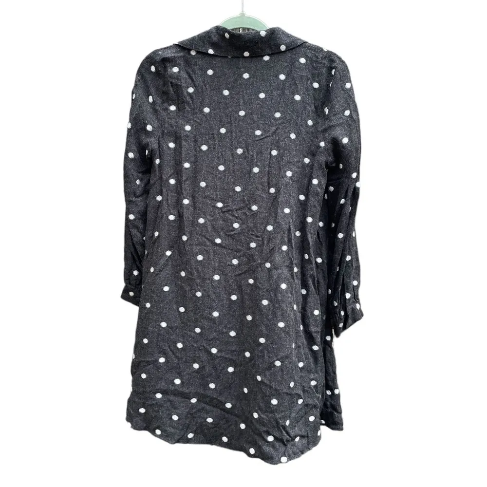 NWT ZARA CONTRAST POLKA DOT DRESS - Image 3