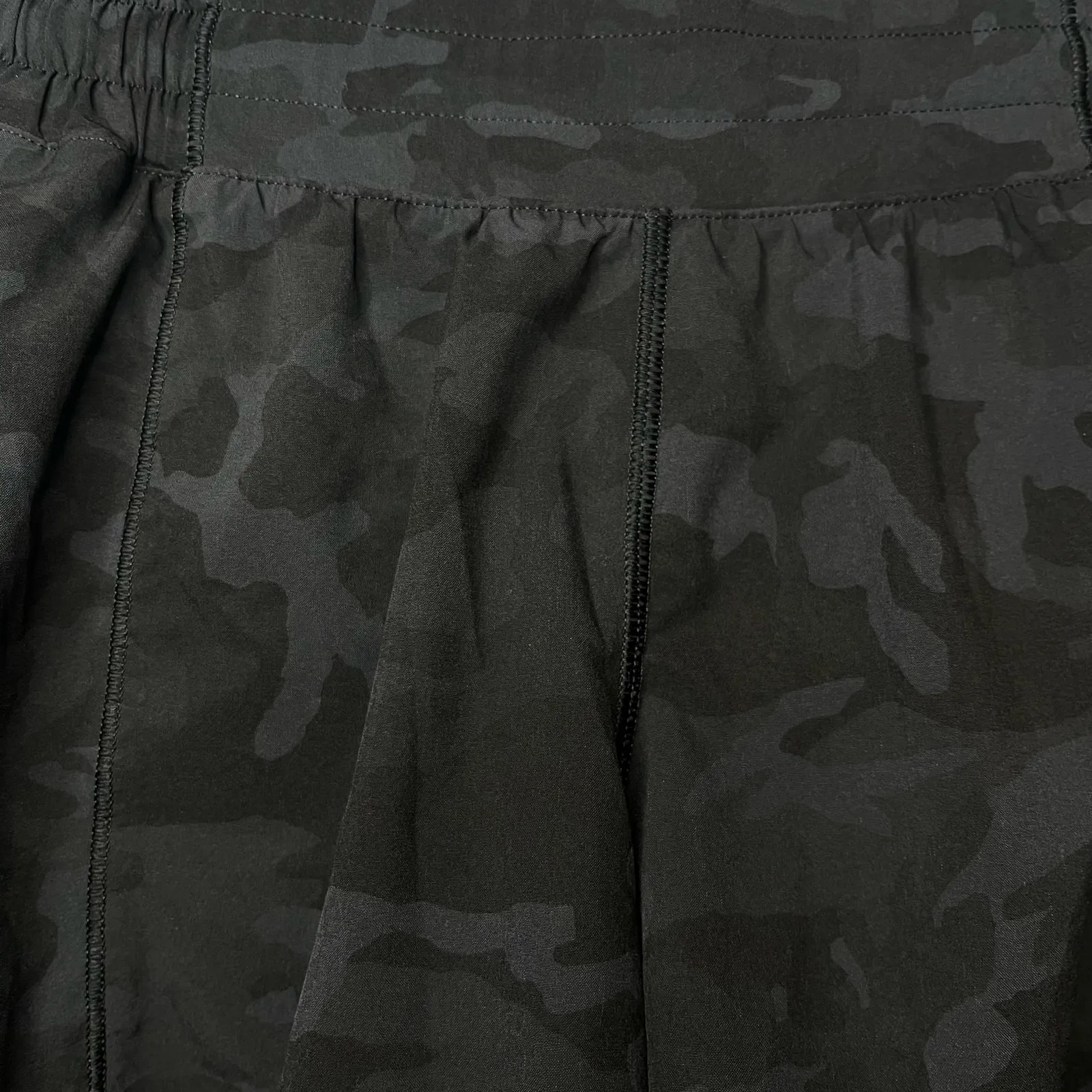 Lululemon Hotty Hot Shorts Black Camo 4” Run Athletic Gym Liner Pocket Size 8 - Image 10