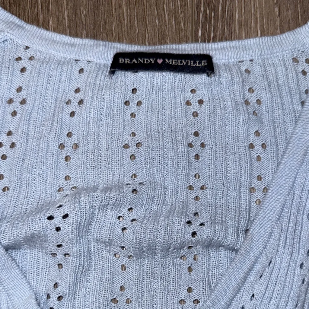 Light Blue Women's Sweater - Image 2