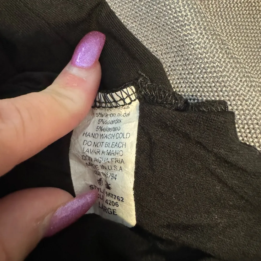 Elegant Black Halter Dress Size L - Image 4