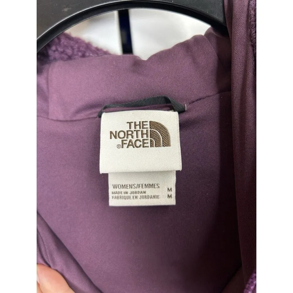 The North‎ Face Women’s Ridge Fleece Heavyweight Full Zip Sweater Jacket Wine M - Image 9