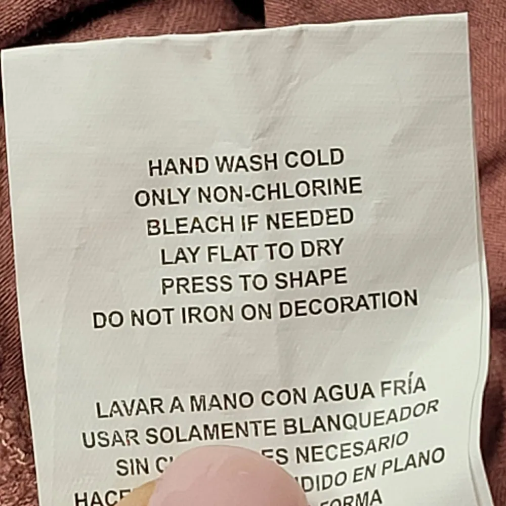 Altar'd State Women Tank Size L Pink Rose Stretch Floral Lace Scoop Neck Keyhole - Image 8