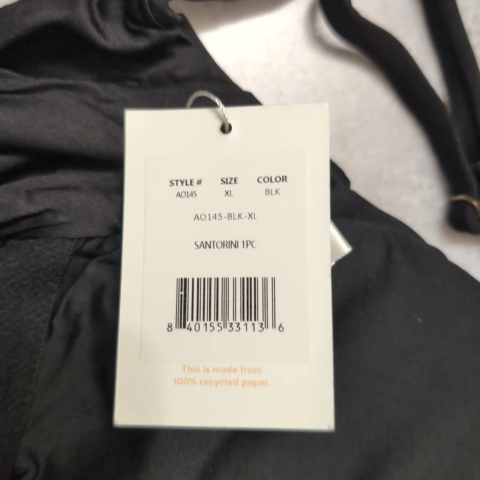 NWT Andie The Santorini Black One Piece Keyhole Cutout Adjustable Size XL - Image 14