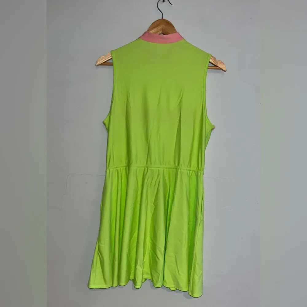 KILO TANGO Swing Golf Dress Lime:pink sz L NEW!! Green Size L - Image 3